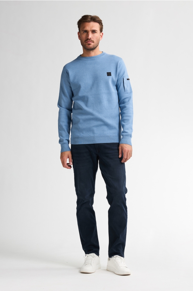 KNITWEAR ROUNDNECK M 3050 KWR249 5187 Pale Blue